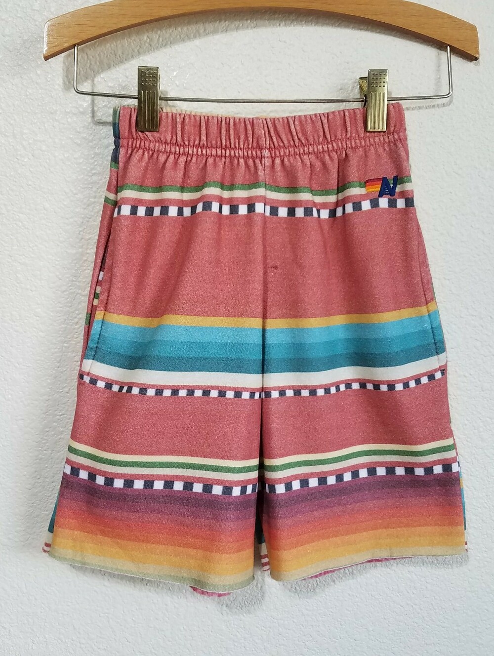 AVIATOR NATION KID'S TULUM SWEATSHORTS - RED